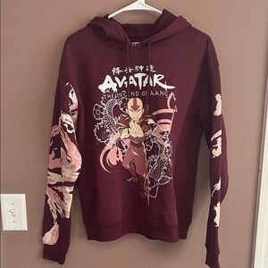 Nickelodeon Maroon Avatar: The Last Airbender Graphic Hoodie